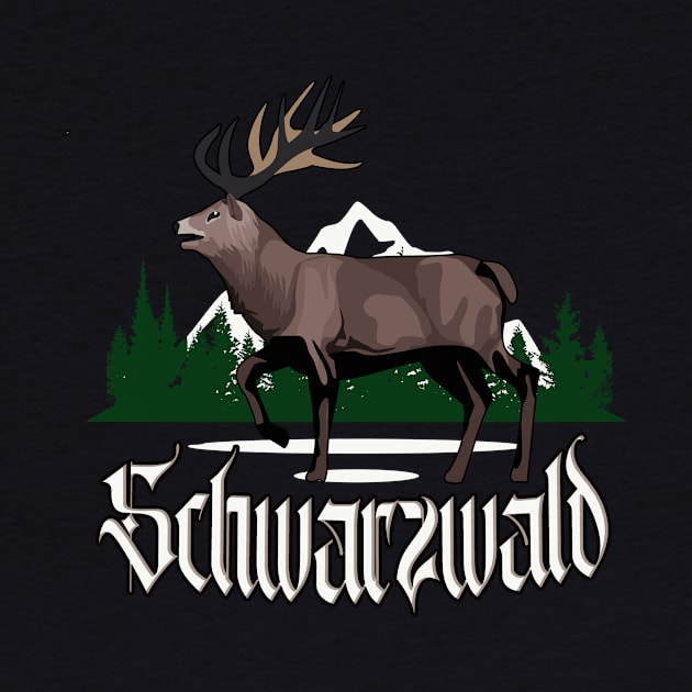 Schwarzwald Hirsch coole Schwarzwälder by Foxxy Merch